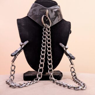 Velvet Collar with Clamps