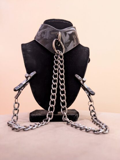 Velvet Collar with Clamps
