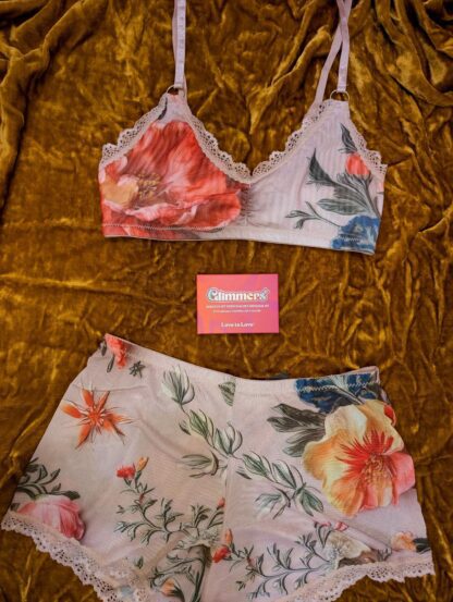 Floral Mesh Bralette
