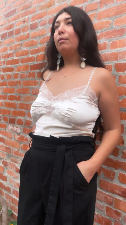 Silk Charmeuse Camisole - Image 2